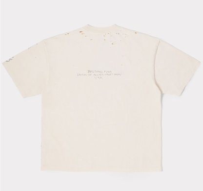 BLDG4. Antique White Centre Shirt