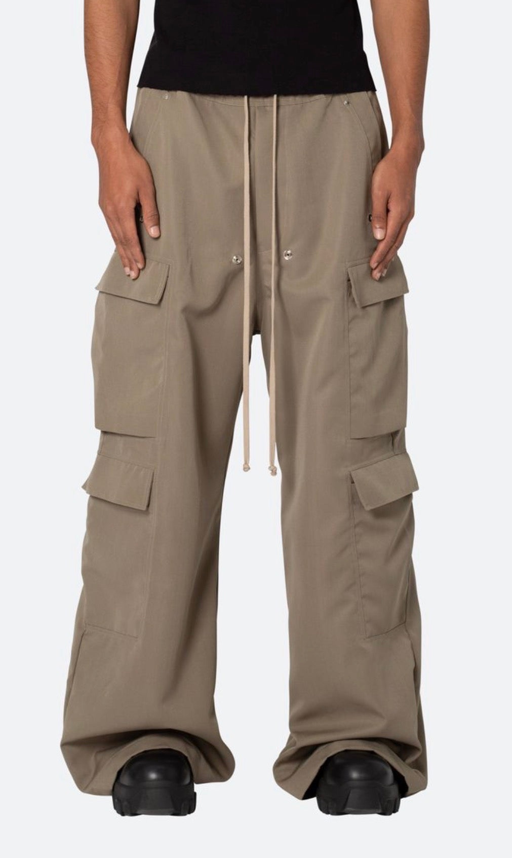 Rave Double Olive Cargo Pants