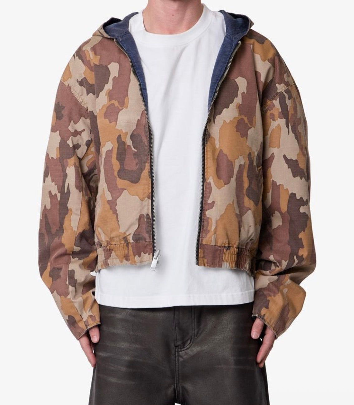 Reversible Hooded Camo Jacket