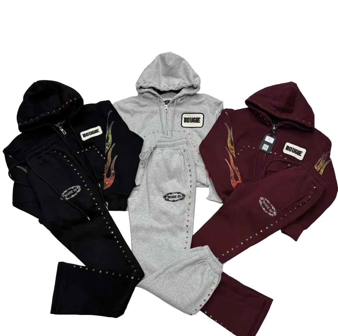 Bougie dept set grey
