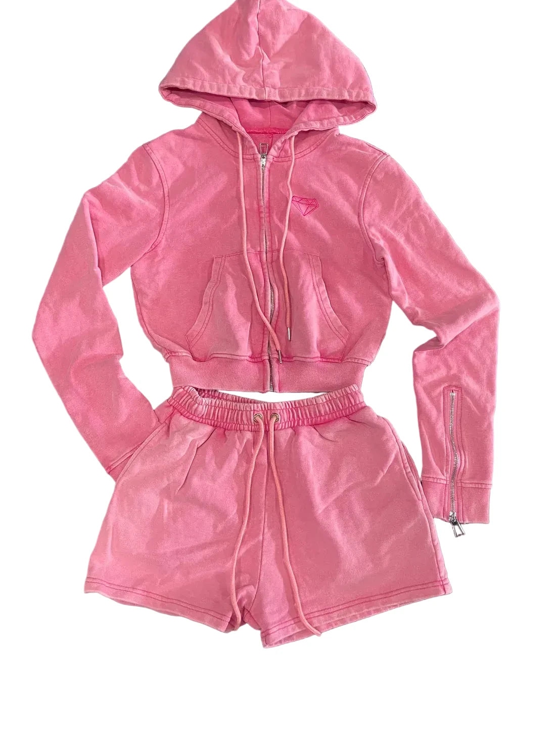 Bougie short set pink