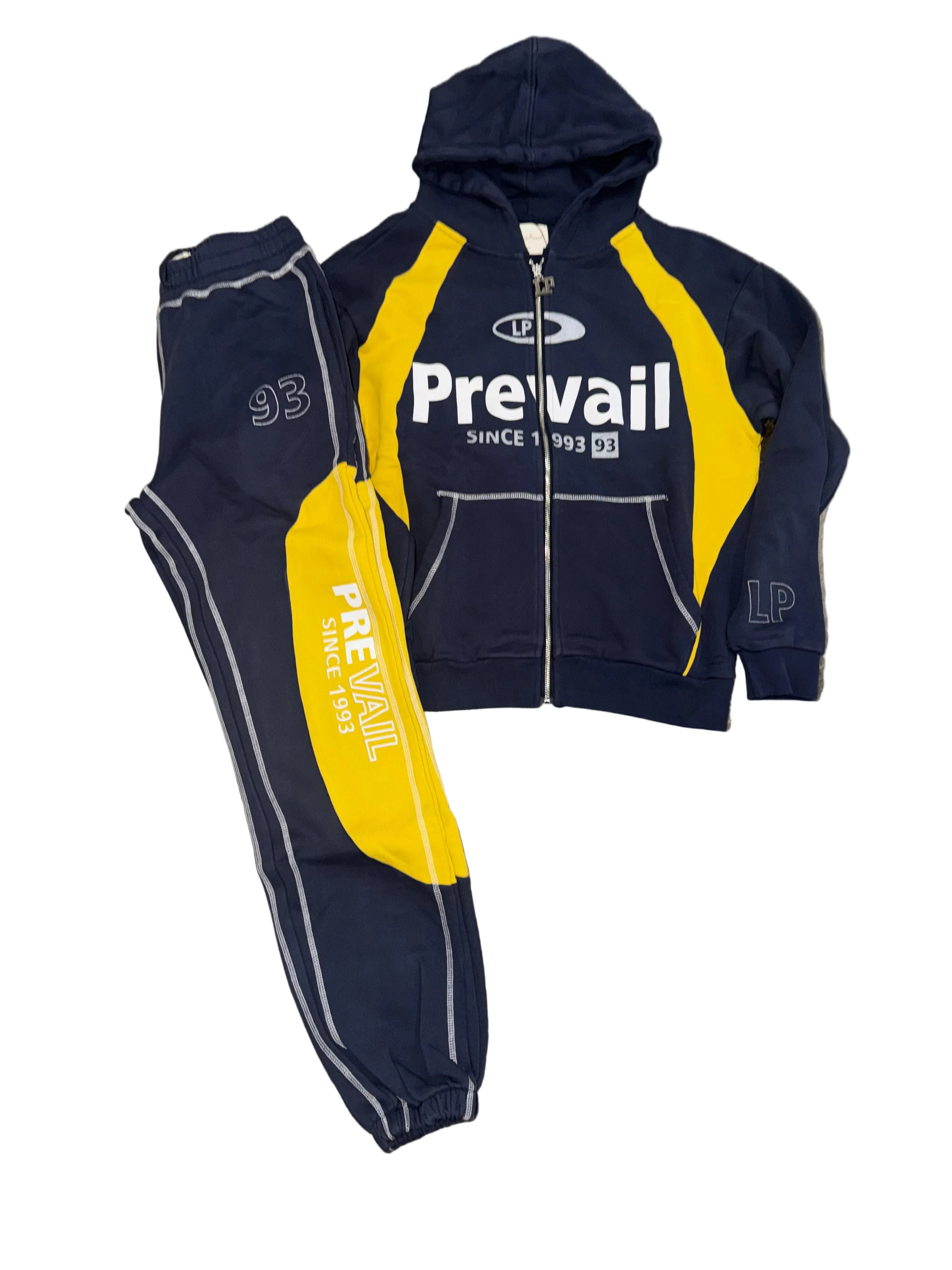 Lp Since 93’ Navy Blue/Yellow Sweatsuit
