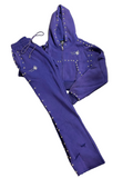 Bougie The Brand First Class Navy Wash Sweatsuit