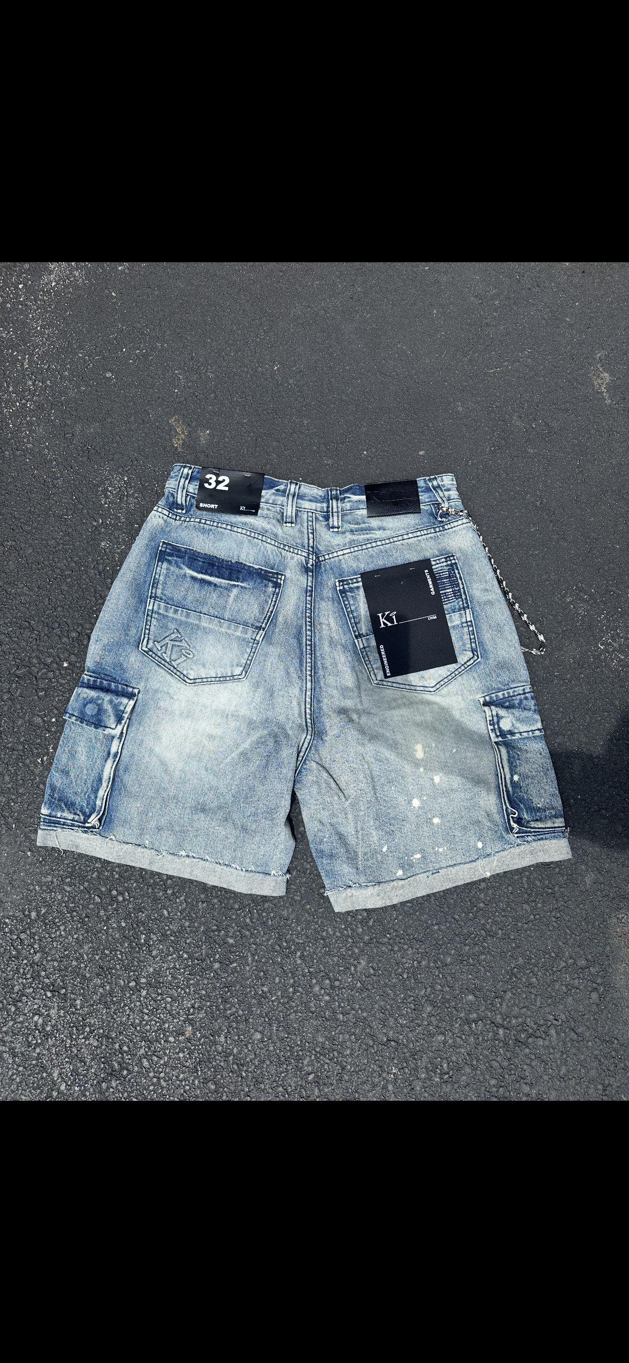 Billy Lt Blue Cargo Shorts