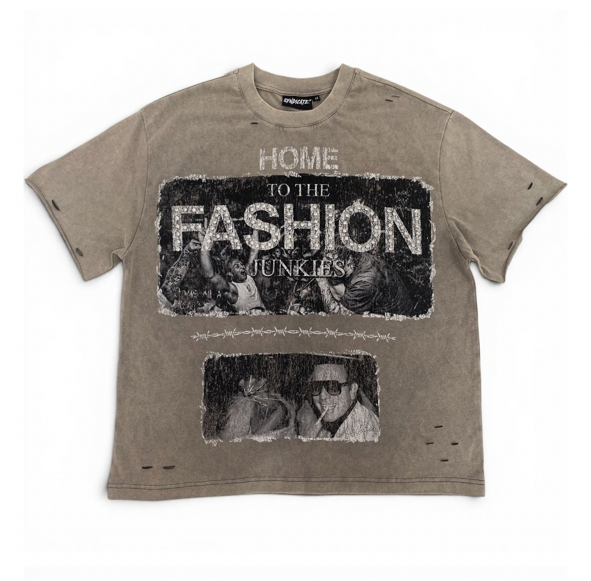 Fashion Grey Wash Tee