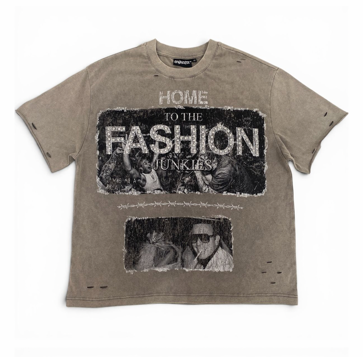 Fashion Grey Wash Tee