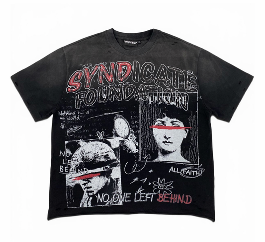 Left Behind Black Tee