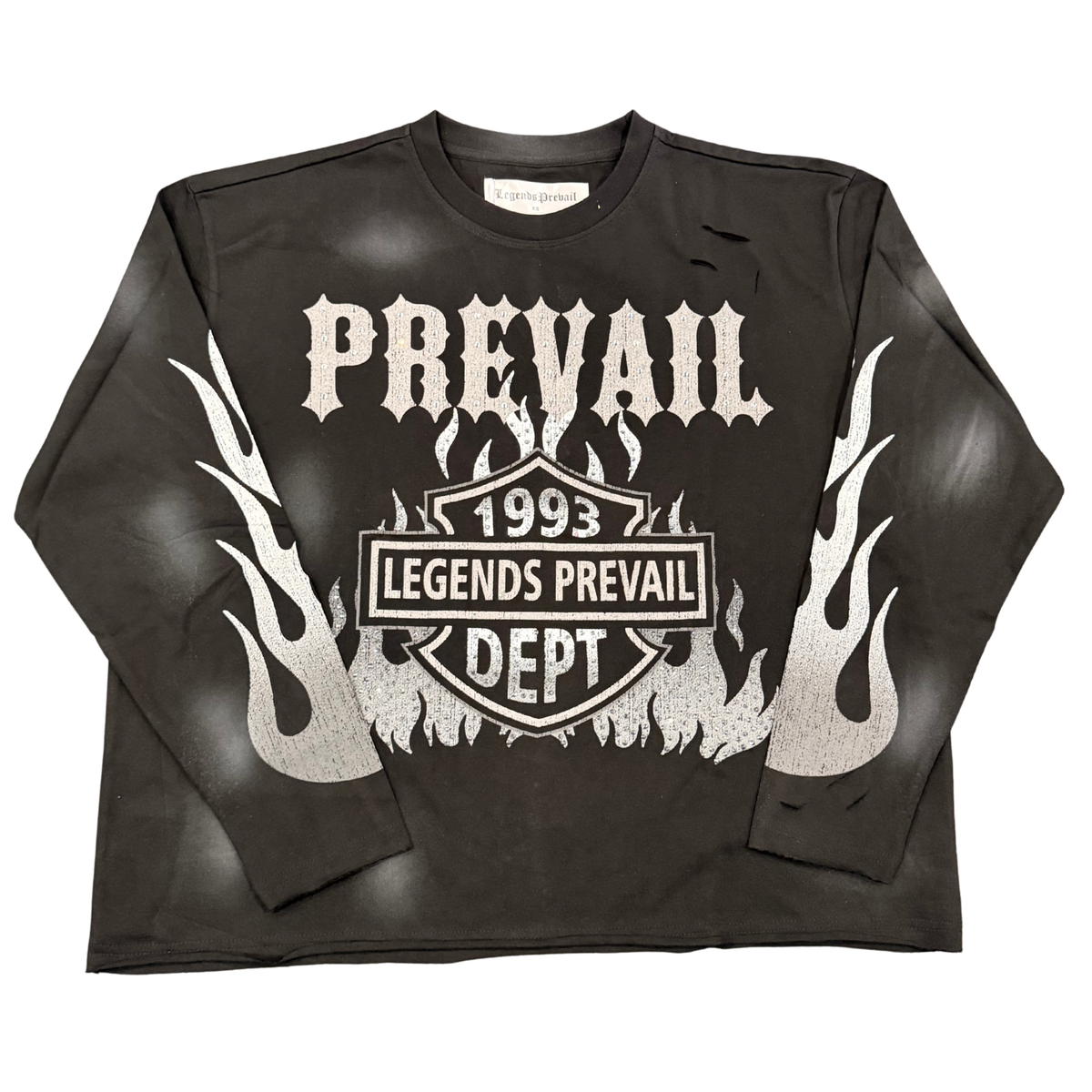 Legends Prevail Black Flame Longsleeve