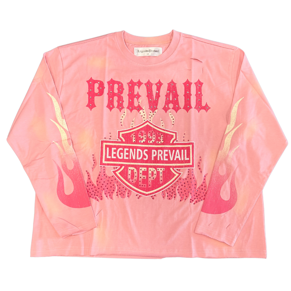 Legends Prevail Pink Flame Long-sleeve