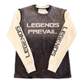 Legends Prevail Black/Cream Twofer Crew