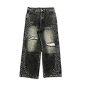 Mixed Emotion Grey Stone Baggy Jeans