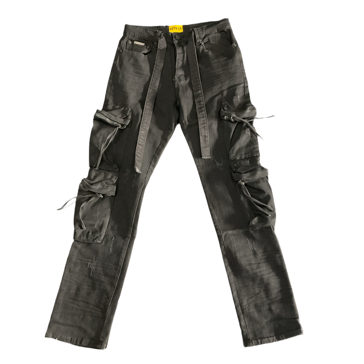 GFTD LA Black Cargo Pants
