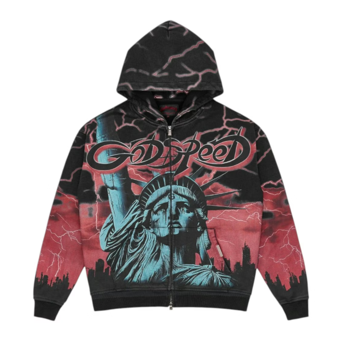 Godspeed Voltage Zip Hoodie Red