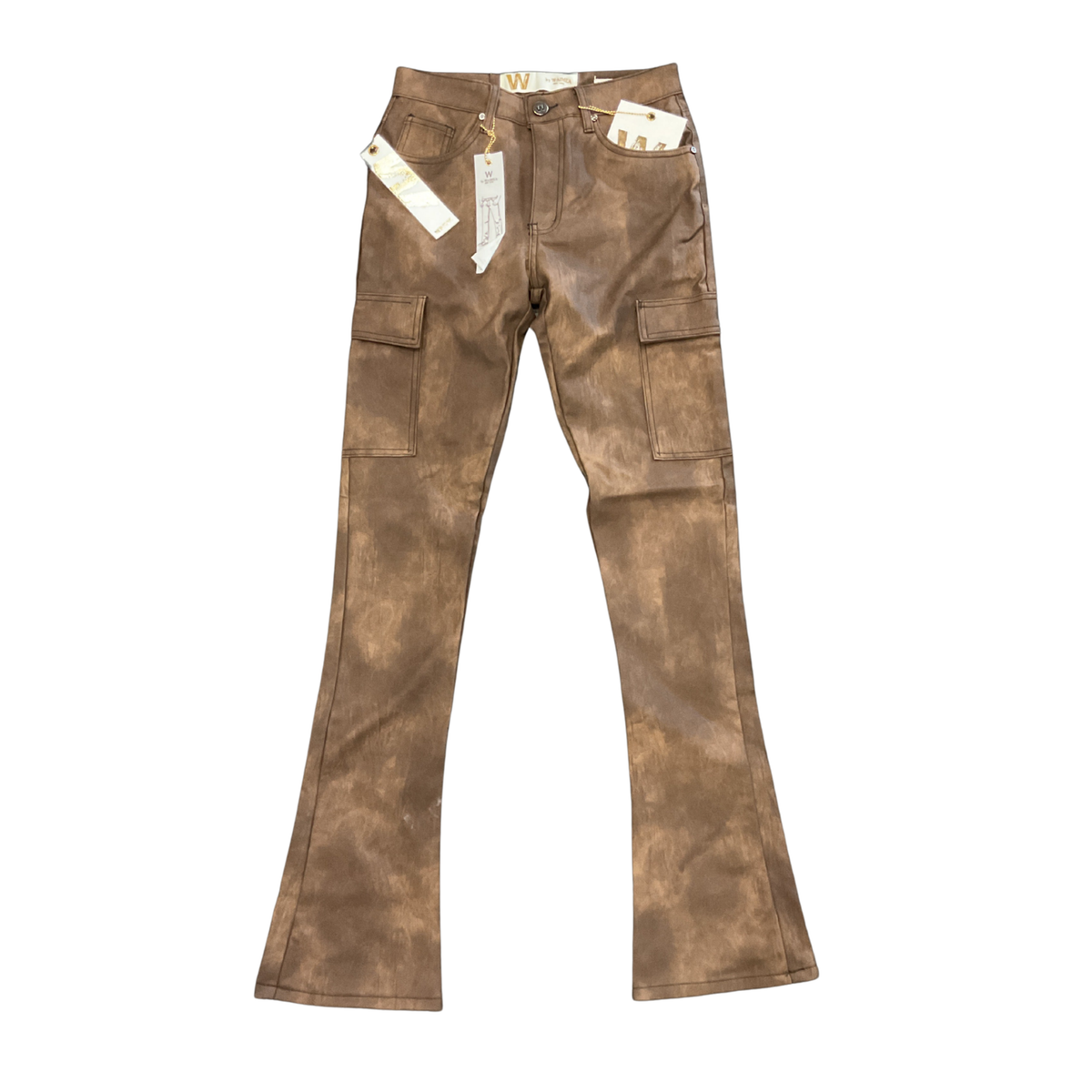 Waimea Brown Stacked Jeans