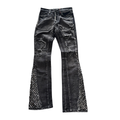 Preme Black Flared Stud Jeans