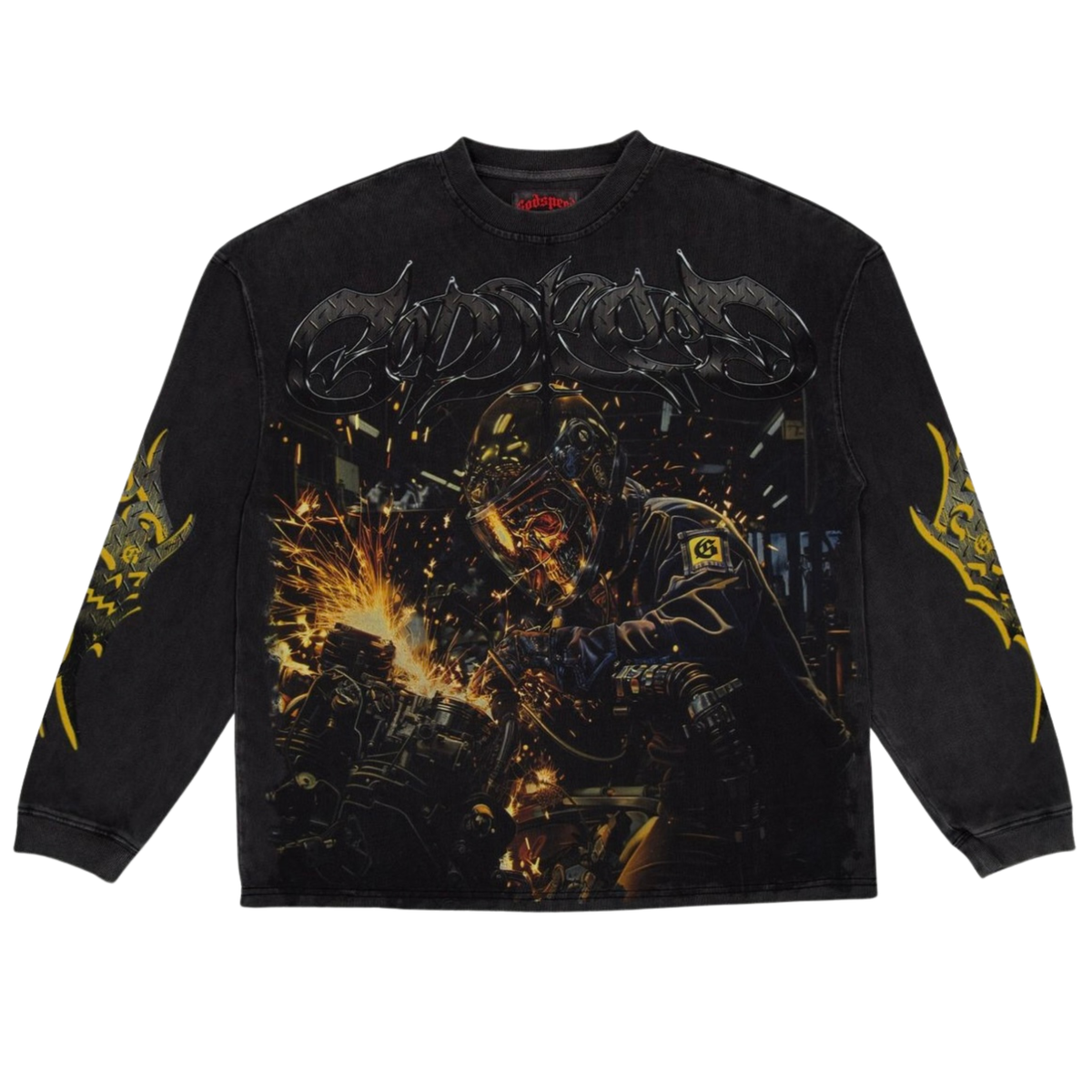 Godspeed Under Construction Long Sleeve (Black Wash)