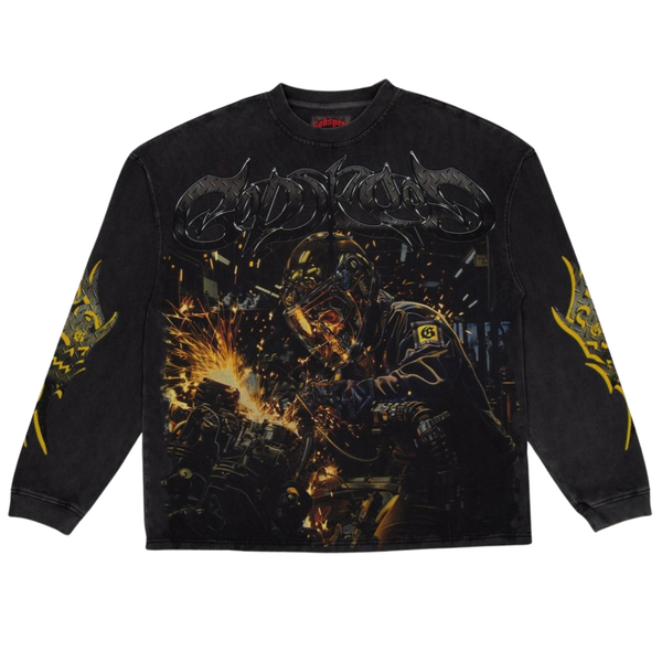 Godspeed Under Construction Long Sleeve (Black Wash)