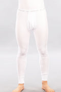 Ribbed Thermal Pants White